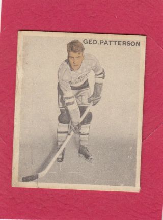 1933 - 34 V357 Ice Kings World Wide Gum 35 Geo Patterson