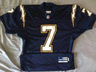 Doug Flutie Game Issued Adidas Nfl San Diego Chargers Jersey Football