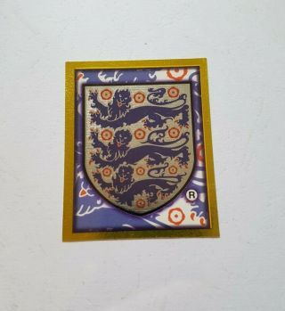 Merlin Official England 98 World Cup 1998 Gold Foil Sticker 2 England Badge
