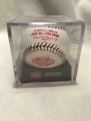 Rawlings 2015 Mlb All Star Game Official Baseball And In Ball Cube