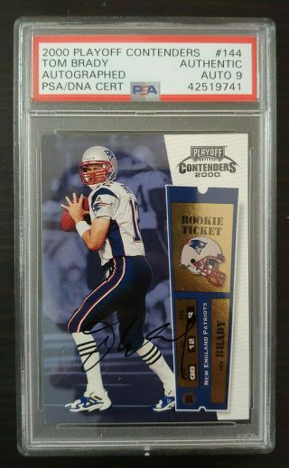 2000 - Playoff - Contenders - Base Autographs - Standard - Tom Brady Rookie 144