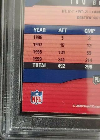 2000 - Playoff - Contenders - Base Autographs - Standard - Tom Brady Rookie 144 8