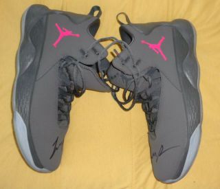 Jabari Parker Signed Game Worn Nike Air Jordan Basketball Shoes Bulls Loa