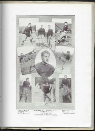 Nov.  18,  1916 University of Michigan vs.  Pennsylvania Football Program 4