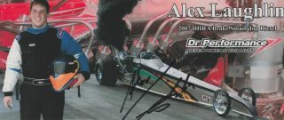 2007 Alex Laughlin Signed Dr.  Performance Dhra Brake Smart Top Diesel Postcard