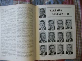 1962 SUGAR BOWL PROGRAM ALABAMA ARKANSAS College Football CRIMSON TIDE 1961 AD 8