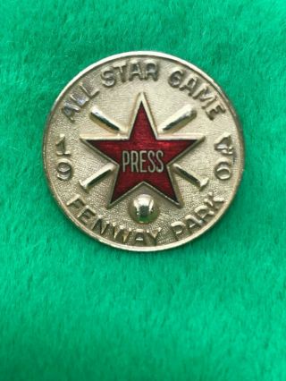 1946 All Star Game Press Pin (mlb) - Fenway Park - Boston