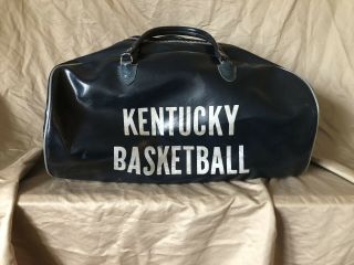 Kentucky Basketball Vintage Duffle Bag Leather Macgregor Uk Blue Man Cave