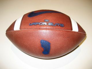 2018 North Carolina Tar Heels Game Ball Nike Vapor Elite Football - Unc