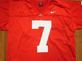 Vintage Ohio State Buckeyes 7 Football Jersey By Nike,  Adult Xl,