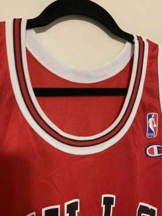 Vintage Champion Michael Jordan 45 NBA Jersey Chicago Bulls Men’s Size 48 Red 6