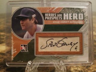 2011 In The Game Heroes And Prospects Steve Garvey Auto