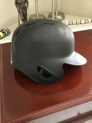 Christian Yelich game game worn and autographed Marlins batting helmet. 2