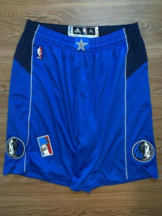 Dallas Mavericks Shorts Size Xl Blue Away Game Issued Worn Jersey Anderson