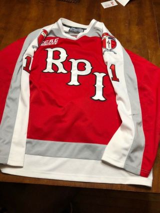 Rpi Road Hockey Jersey 11tironese Jog Size 54 From 17 - 18
