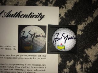 Jack Nicklaus Signed Official Masters Golf Ball Golden Bear 6x Champ Psa/dna 4