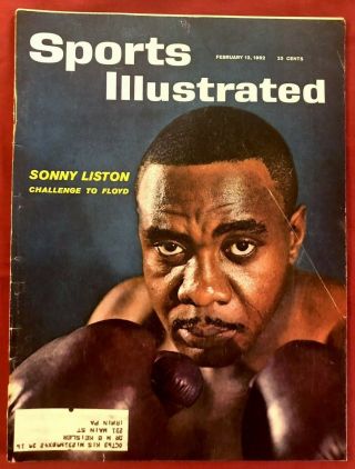 Sports Illustrated February 12,  1962 Sonny Liston Rare Joe Pilates E Supplement