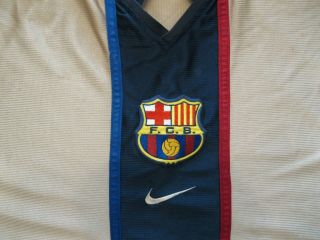 FC Barcelona 2001/2002/2003 away Sz L Nike football shirt soccer jersey Barca 2