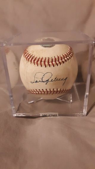 Lou Gehrig signed baseball 1934 Yankees.  Rotman Collectibles. 11