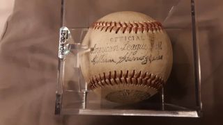 Lou Gehrig signed baseball 1934 Yankees.  Rotman Collectibles. 2
