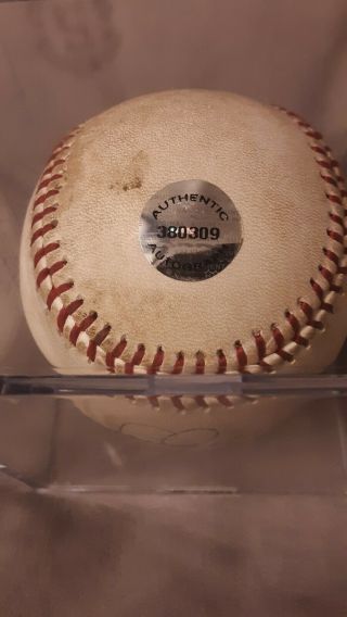 Lou Gehrig signed baseball 1934 Yankees.  Rotman Collectibles. 7