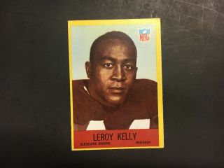 1967 Philadelphia Football Leroy Kelly 43 Vgex Rookie (r2647)