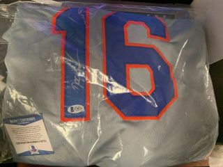 Dwight " Doc " Gooden Signed/autographed Custom Jersey Beckett Authenticated