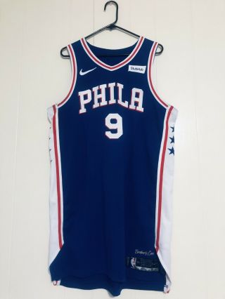 Philadelphia 76ers Sixers Dario Saric Game Worn Jersey 2017 - 18 Fanatics