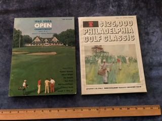 2 - 1962 - Usga Open Championship,  $125,  000 Philadelphia Classic Golf Programs