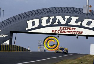 1989 Le Mans 24 Hours,  Dunlop Bridge - 16 Brun Porsche - 35mm Slide