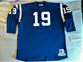 Mitchell Ness M&n Johnny Unitas Baltimore Colts Authentic Jersey Size 60 4xl