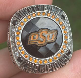 Oklahoma State Cowboys 2018 Liberty Bowl Player Ring Champions Championship Worn