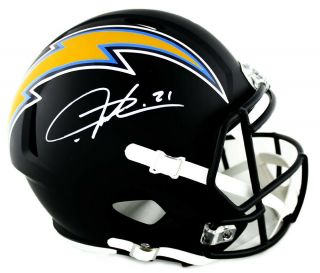 Ladainian Tomlinson Signed San Diego Chargers Speed Full Size Black Helmet