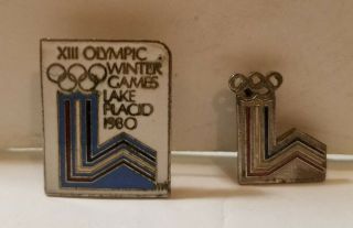 Olympic Games & Xiii 1980 Lake Placid - Winter Olympic Games Brass Pin Set