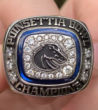 Boise State St Broncos Poinsettia Bowl Player Ring Championship Champions Ncaa
