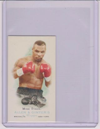 Rare 2006 Allen & Ginter " Iron " Mike Tyson Mini A&g Back Boxing Card 301 L@@k