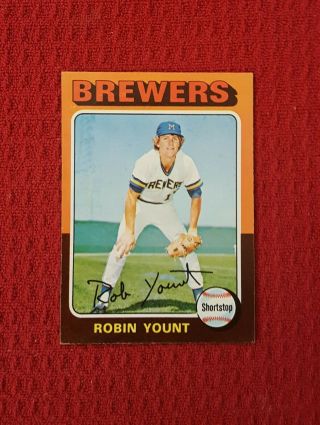 1975 Robin Yount Ex,  Rookie Hof Milwaukee Brewers 223