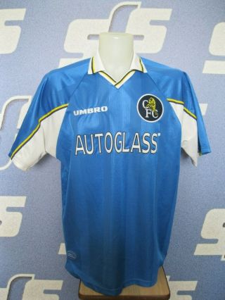 Chelsea London 1997/1998/1999 Home Size Xl Umbro Football Jersey Shirt Soccer