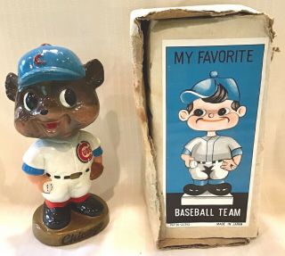 1967 Chicago Cubs Bobble Head Figure Sports Specialties Co Japan