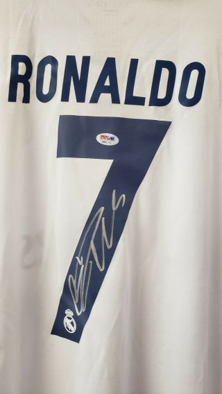 2019 Tristar Best Of All Time Cristiano Ronaldo Auto Jersey Psa/dna Authenticate