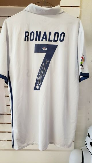 2019 Tristar Best Of All Time Cristiano Ronaldo Auto Jersey PSA/DNA Authenticate 2