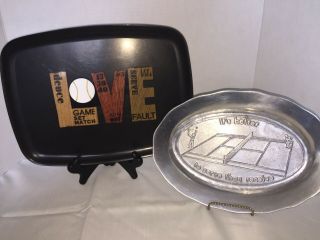 Vintage Tennis Serving Dishes Tray