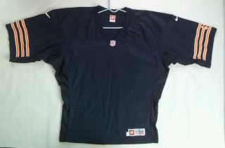Vintage Rare Nike Pro Line Chicago Bears Blank Jersey In Size 48