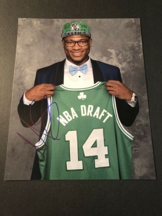 Marcus Smart Signed Autographed 8x10 Photo Auto Boston Celtics Osu Cowboys