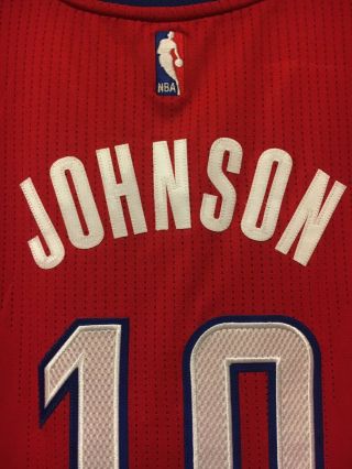 Brice johnson Game Worn/used/issued Jersey 2016 2017 Los Angeles Clippers UNC 3