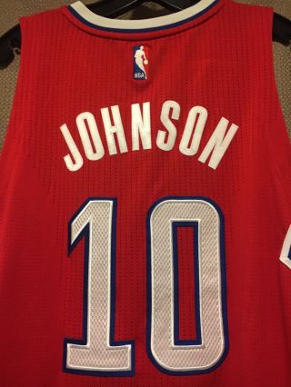 Brice johnson Game Worn/used/issued Jersey 2016 2017 Los Angeles Clippers UNC 4