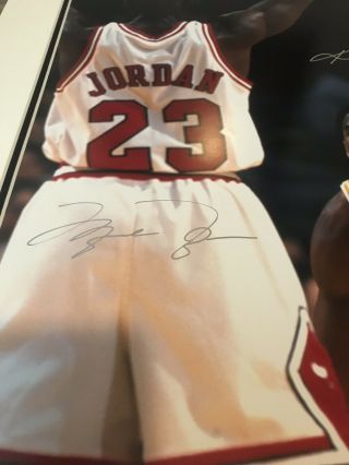 Michael Jordan Kobe Bryant Autographed Matted Photo 20x24 Upper Deck UDA 3