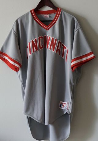 Rawlings Cincinnati Reds Authentic Away Jersey Vintage 90’s Size 48
