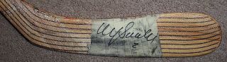 Ulf Sammuelsson Signed Red Wings Game Stick W/coa