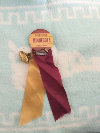 1961 Or ‘60 University Of Minnesota Rose Bowl Pin